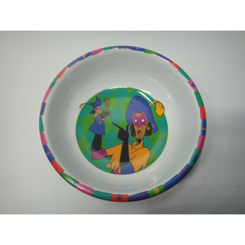 Zak Designs Disney Hunchback of Notre Dame Clopin Melamine Bowl 5.5 Inch Vintage